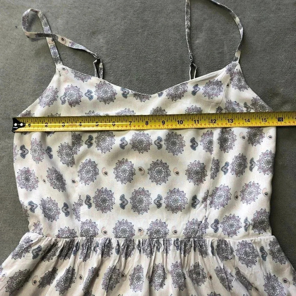 Garage Summer Spaghetti Strap Lightweight Patterned Dress Size Large - Picture 8 of 12